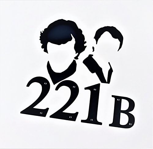 221B Sherlock Holmes | Black Vinyl Decal Fandom