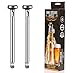 2 Pieces Beer Chiller Sticks for Bottles Stainless Steel Chiller Stick Beverage Cooler Cooling Sticks Keep Bottled Drinks Cold Great Gift Idea for Christmas Thanksgiving Men Birthday Gift