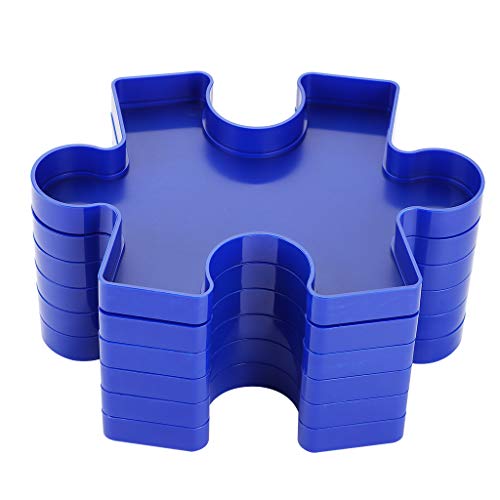 BTSKY Stackable Puzzle Sorting Trays with Clear Lid, Jigsaw Puzzle