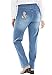 Woman Within Plus Size Straight-Leg Stretch Denim Five-Pocket Jeans