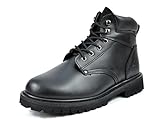 arctiv8 Men's Engine-03 Black Full-Grain Leather Work Boots - 12 M US