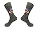 Balanced Co. Prison Mike Dress Socks Michael Scott Funny Socks Crazy Socks Casual Cotton Crew Socks (Gray)