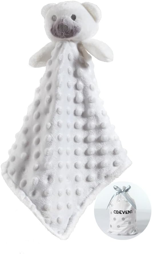 CREVENT Soft Cute Snuggling Toy Baby Security Blanket 22x22cm Unisex