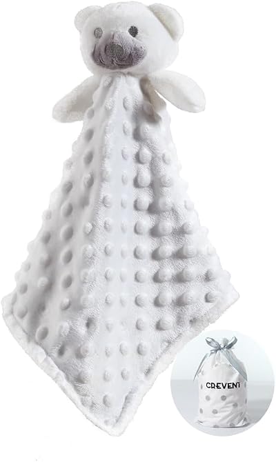 CREVENT Soft Cute Snuggling Toy Baby Security Blanket 22x22cm Unisex