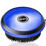 upHere ACC92BE CPU Air Cooler with 120mm PWM Blue Led Fan,Anodized Black Aluminum fins