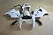 Wotefusi Brand New Motorcycle ABS Plastic Unpainted Polished Needed Injection Mold Bodywork Fairing Kit Set For Kawasaki Ninja ZR6R ZX-6R 636 2000 2001 2002 ZZR600 White Base Color