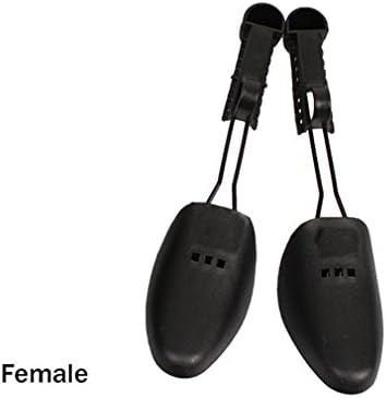 1 Pair Women Men Plastic Shoe Stretcher 2-Way Shoes Stretcher Tree Shaper Black