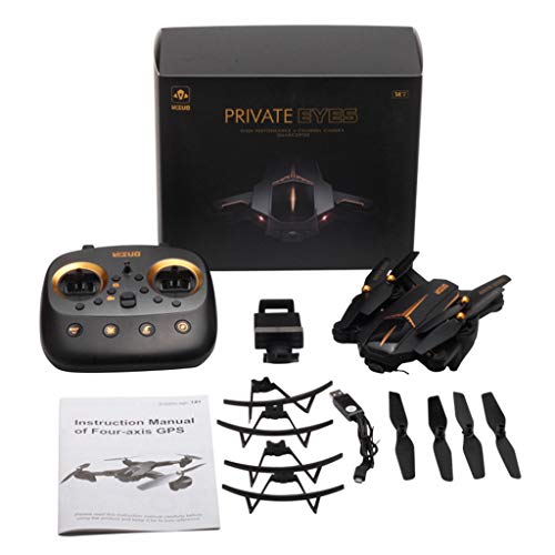 VISUO-XS812-GPS-5G-WiFi-FPV-5MP-1080P-Wide-Angle-HD-Camera-Foldable-RC-Quadcopter-Drone-Two-BatteryFoldableSideward-FlightTurn-LeftRightUpDown-5MP-1080P-HD-Camera