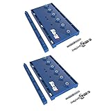 Kreg KMA3200 Hardened Steel Shelf Pin Hole Drilling Jig, 2-Pack