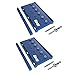 Kreg KMA3200 Hardened Steel Shelf Pin Hole Drilling Jig, 2-Pack