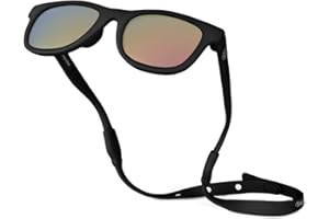 BABY SUNNIES Polarized Baby Sunglasses With Strap - Unbreakable Flexible Infant Sunglasses For Toddlers Newborns 0-24 Months