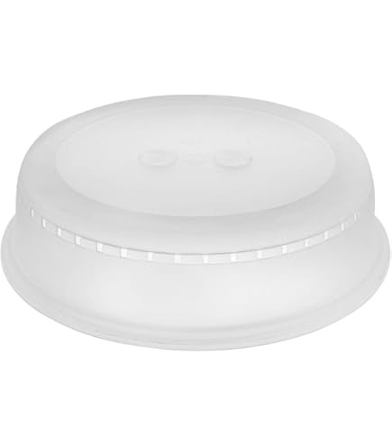 GastroMax Mikrowellen-Abdeckhaube 25 Cm Mit Dampfentlüftung – BPA-frei, Spülmaschinenfest, Bis 100 °C, Für Spritzfreies Erwärmen