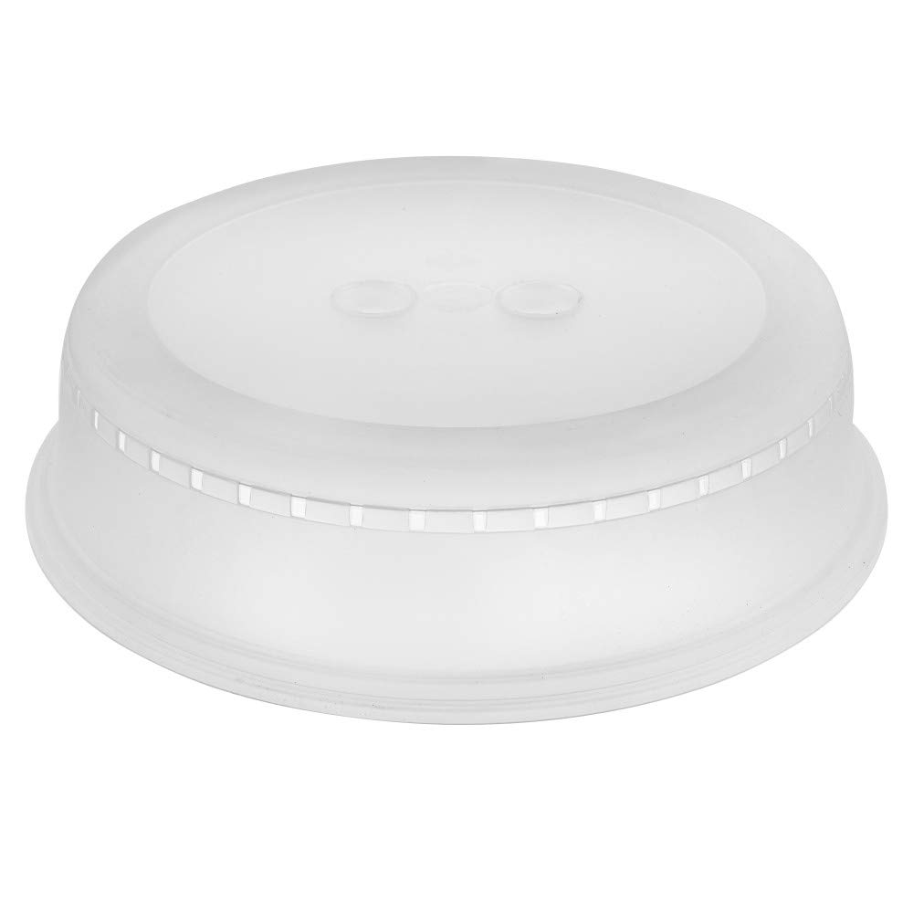 Photo 1 of YBM Home Microwave Splatter Cover Keeps Your Microwave Spotless During Food Heating, Anti-Splatter Plate Lid Cover, BPA Free and Dishwasher Safe (1, 3.25x11x10)