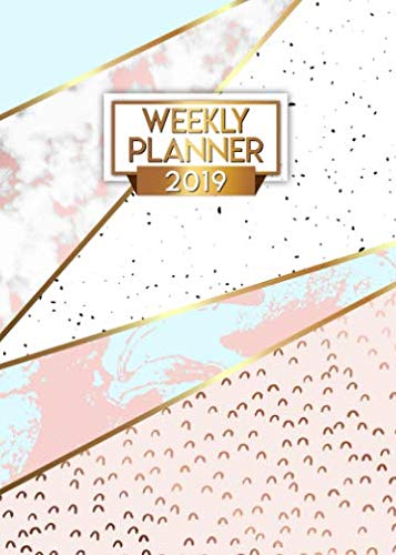 Weekly Planner 2019: Pretty Lined Fantasy Marble Personal Daily, Weekly and Monthly Pocket Size 2019 by Nifty Personal Planners
