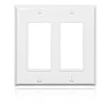 Leviton 2-Gang Decora Device Wallplate, Standard