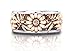 Aimys Silver Rings Women's Elegant Sunflower Dragonfly Hollow Finger Ring Band Jewelry Cubic Zirconia Ring with Side Stone Copper Leaf Eternity Band (7)
