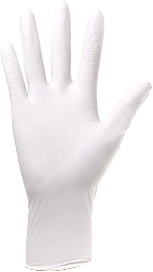Frunalte 100 PCS Rubber Disposable Gloves Mechanic Exam Comfortable Gloves
