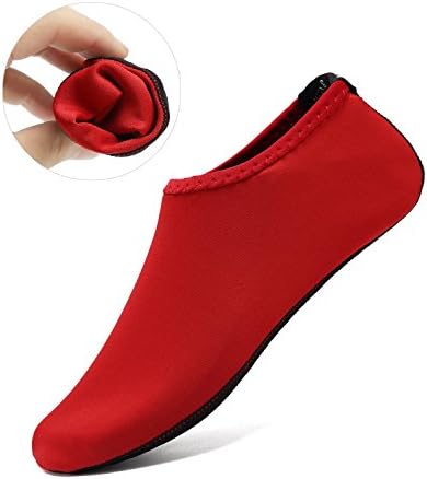 BTDREAM Men and Women's Quick-Dry Barefoot Water Skin Shoes Aqua Socks For Beach Swim Surf Yoga Water Aerobics