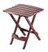 Adams Manufacturing 8500-95-3700 Plastic Quik-Fold Side Table, Merlot