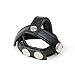 Leather C/B Rings, Hezong 4 Snap Adjustable Cockrings Strap and Ball Stretcher V Style SM Sex Toy for Men (Black)