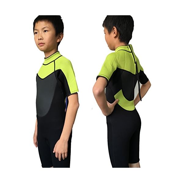 Realon-Wetsuit-Shorty-Boys-3mm-Wetsuit-Child-Swimsuit-Kids-Surfing-Suit-Toddler-Wetsuits-Shortie-Swimwear-Bodysuit-Jumpsuit-Snorkeling-Suits