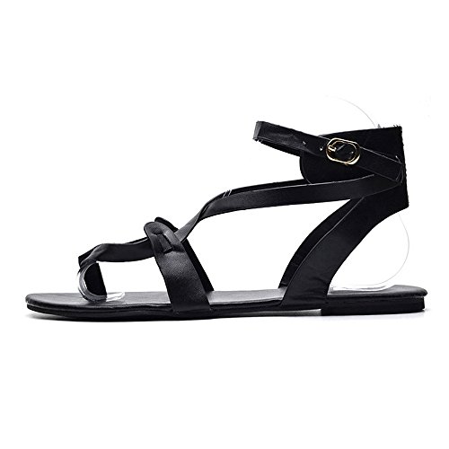 Londony ♥‿♥ Clearance Sales,Ladies Retro Rome Strappy Flat Sandals for Womens Granola Fisherman Sandal Shoes - Thumbnail 6