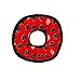 TUFFY - World's Tuffest Soft Dog Toy -Jr Ring- Red -Squeakers-Multiple Layers.Made Durable, Strong & Tough.Interactive Play(Tug, Toss & Fetch).Machine Washable & Floats