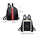 Leparvi Backpack Purse For Women Nylon Mini Daypack Bag Ladies Tote Handbag Purse Crossbody Bags School Work (Mini Black)