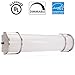 UL and ENERGY STAR Listed - LED Cylinder Frosted Bathroom Vanity Light Fixture, 3000K Warm White, 28 Watts, DIMMABLE, Wall Sconce, Cylinder, Contemporary Modern