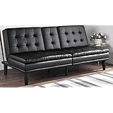 mainstays memory foam pillowtop futon