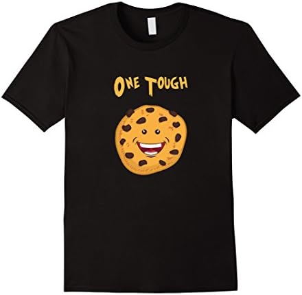 Mens One Tough Cookie funny tshirt Medium Black