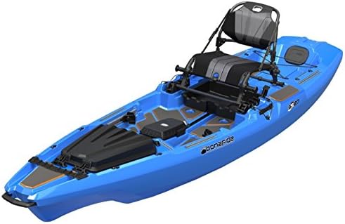 Bonafide SS127 Ultimate Sit on Top Fishing Kayak with Built in Storage, HiRise Seat, Hybrid Cat Hull Design for Maximum Stability Free Three Belles Outfitters Performance T-Shirt
