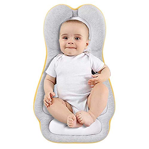 Baby Lounger Head Support Pillow Portable Bed Mattress ULTRA SOFT and