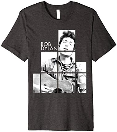Mens Bob Dylan Blocks Tee Officially Licensed XL Dark Heather