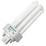 Sylvania 20879 (4-Pack) CF26DT/E/IN/827/ECO 26-Watt Triple Tube Compact Fluorescent Light Bulb, 2700K, 1746 Lumens, 82 CRI, T4 Shape, 4-Pin GX24q-3 Base