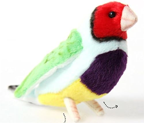 KPT - Soft Plush Toy Stuffed Animail Stofftier realistic Stofftier realistic Escargot Gouldian Finch