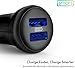 Car Charger, RAVPower 24W/4.8A Dual USB Car Adapter Cigarette Lighter USB Charger for iPhone 11 Pro Max XS XR XS Max 8 7 Plus, Galaxy S9 S8 S7 and Android Devices