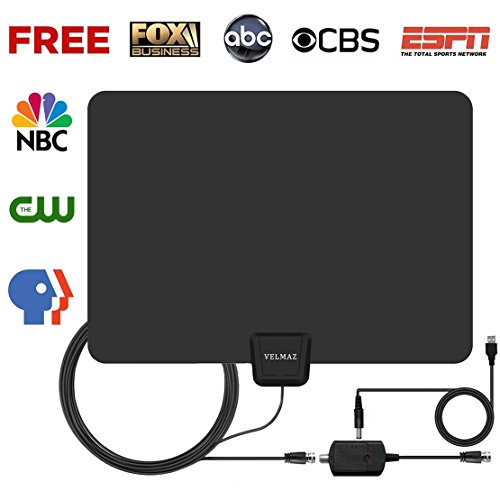 Tv antenna, indoor amplified digital hdtv antenna, 50 m…