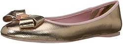 Ted Baker Women's Immet Ballet shoe, Rose Gold New