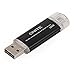 Onite 32G Black CoolFlash 2 in 1 OTG Micro USB Flash Drive Disk for Samsung Galaxy S7 S6 S5 S4 S3 S2, Tab, Note 4 3 2, LG L9 K8 K7, G4 G3, Lumia 920, Moto G5 G4 G