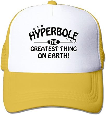 ForRose Hyperbole The Greatest Thing On Earth Unisex Mesh Hat Baseball Caps Funny Grid Hat Adjustable Trucker Cap