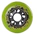 Durable Pu Inline Roller Skates Replacement Wheels 80mm Green