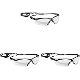 KleenGuard Nemesis Safety Glasses Black Frame Clear Lens Anti Fog