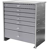 Stellar 26106, (7) Drawer Heavy-Duty Steel Toolbox- 31.5"H x 28"W x 16.75"D