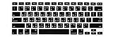 HRH Black Taiwanese Chinese Language Keyboard Cover Silicone Skin for MacBook Air 13 and MacBook Pro 13