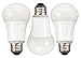 TCP 60 Watt Equivalent, LED A19 Standard Shaped Light Bulbs, Non-Dimmable, Soft White (3 Pack)
