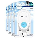 Febreze Plug In Air Freshener Scented Oil Warmer, 4 Count (Oil Not Included)