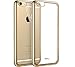 Nicexx TPU Gold Plated Frame Flexible Transparent Case for iPhone 6/ 6s - Gold
