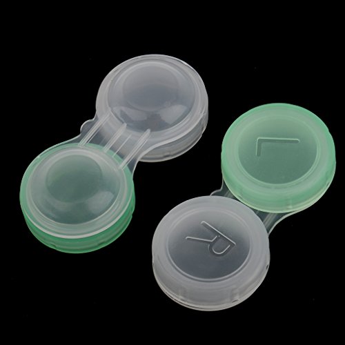 image for MagiDeal 10pcs Mini Contact Lens Case Travel Lenses Storage Soaking Cl