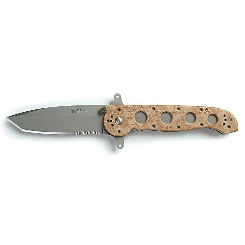 Columbia River Knife and Tool s M16-14ZSF Zytel Desert Special Forces Desert Tan Tanto Blade with Combo Edge